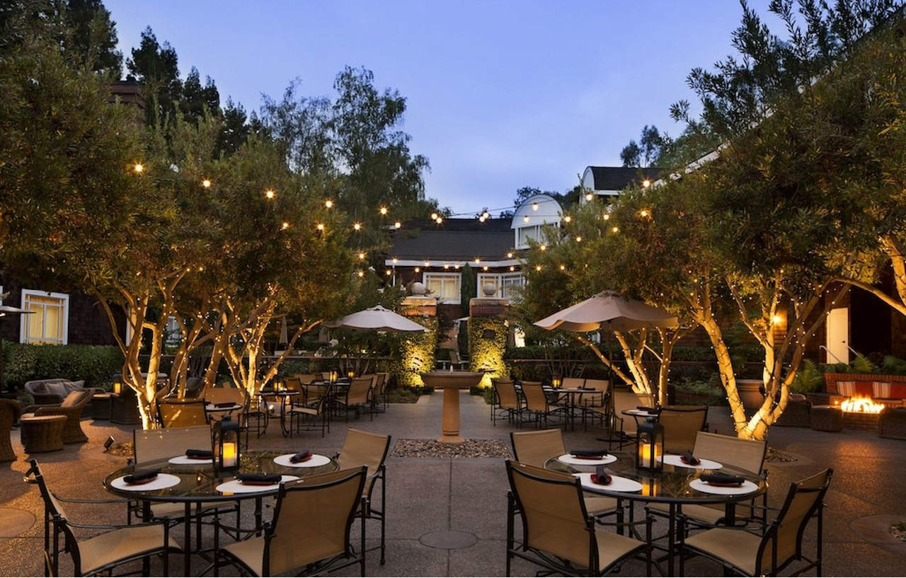 The Stanford Park Hotel Menlo Park Extérieur photo